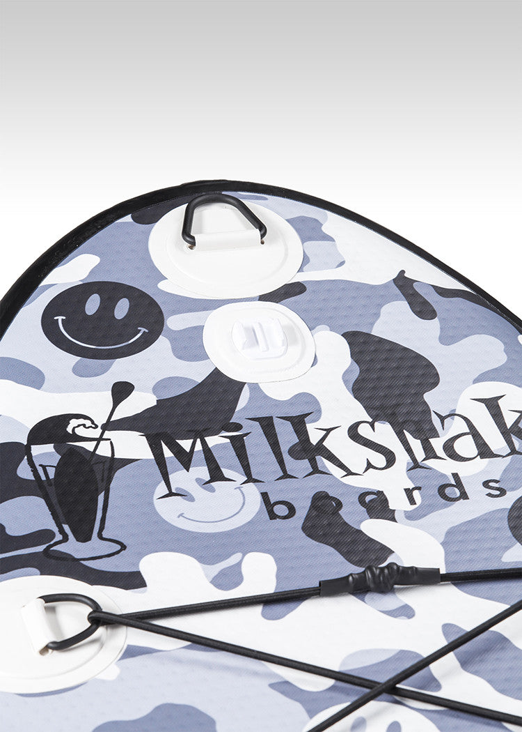 SOLD OUT - Camo Emoji Grey - 8' – MILKSHAKE BOARDS